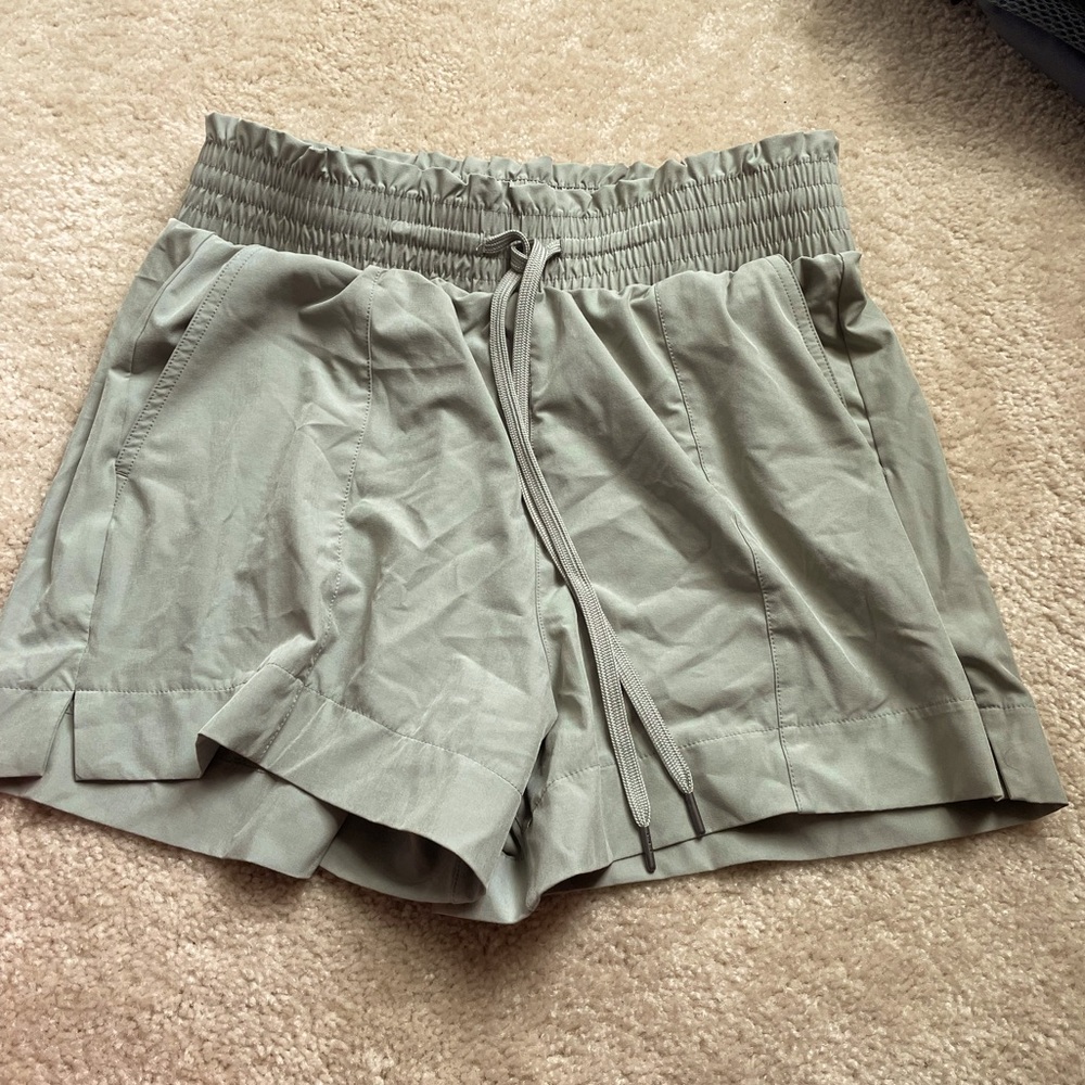 Abercrombie & Fitch Women’s green athletic shorts